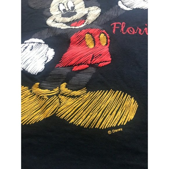 Vintage 90's Mens Large Walt Disney World Mickey Mouse Florida Tank Top Shirt - Picture 3 of 7